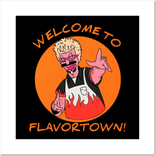 Guy fieri t-shirt Posters and Art